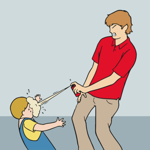 This is the Avatar Image for the Pepper Spray Kid AI Voice and Text to Speech Generator